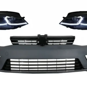 Reducere specială Bara fata VW Golf 7 R-Line Look cu faruri LED si semnal dinamic RHD