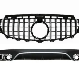 Cel mai bun preț Difuzor bara spate Mercedes E-Class C238 AMG Sport Line E53 negru crom
