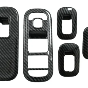 Ornamente butoane geam Mercedes A-Class W177 V177 carbon LHD Livrare rapidă