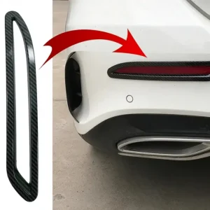Ornamente reflectorizanti bara spate Mercedes A-Class W177 V177 AMG Line, carbon mat Premium