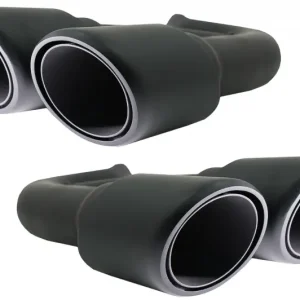 Preț mic Ornamente evacuare Porsche Cayenne 92A 2010-2014 GTS Design negru mat