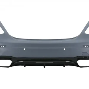 Expediere rapidă Bara spate Mercedes E-Class W213 2016-2019, design E63, negru lucios