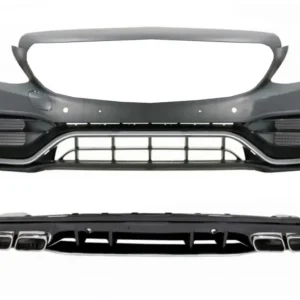 Ieftin Bara fata cu difuzor Mercedes C-Class W205/S205 AMG Sport Line C63S