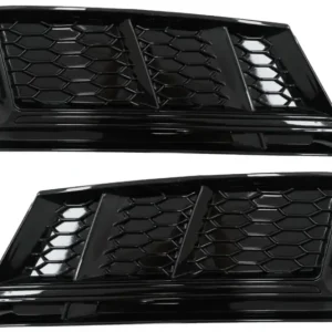 Grile laterale Audi A4 B9 Sedan/Avant 2016-2018 RS4 Design negru Expediere rapidă
