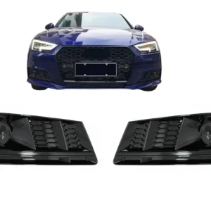 Grile laterale Audi A4 B9 Sedan/Avant 2016-2018 RS4 Design negru Preț redus