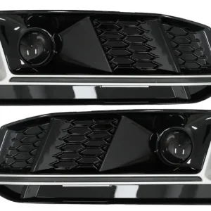 Livrare gratuită Grile laterale Audi A4 B9 S-Line Sedan/Avant 2016-2018 RS4 Silver