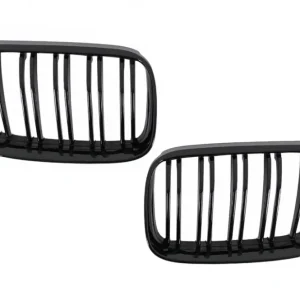 Chilipir Grile centrale BMW Seria 3 E92 E93 Coupe Cabrio negre lucios
