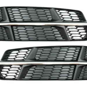 Grile laterale Audi A6 C7 4G S Line Facelift 2015-2018, negru crom Ofertă specială