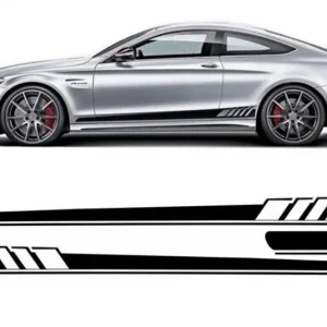 Stickere laterale Mercedes C-Class C205/A205 C63 Design negru lucios Reducere