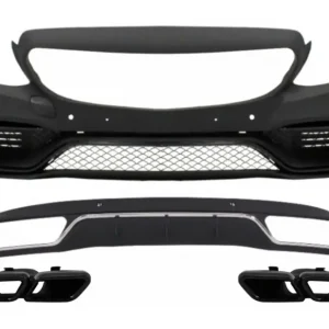 Bara fata si difuzor C63 Design Mercedes C-Class W205 S205 2014-2018 Nu rata