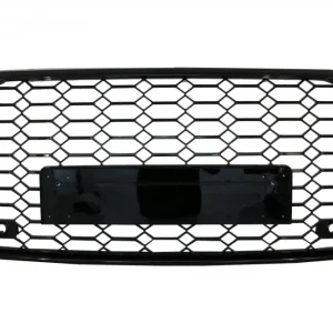 Retur gratuit Grilă bară față Audi A6 C8 4K 2018+ design RS6 negru lucios