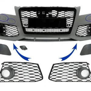 Accesorii bara fata Audi A7 4G 2010-2018 pentru RS7 Design, set complet Ofertă limitată