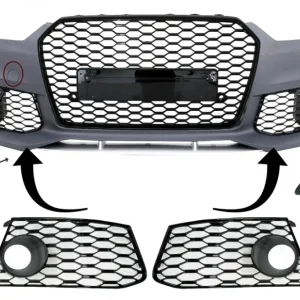 Set accesorii bara fata Audi A6 C7 4G Facelift RS6 Design 2011-2018 Bestseller