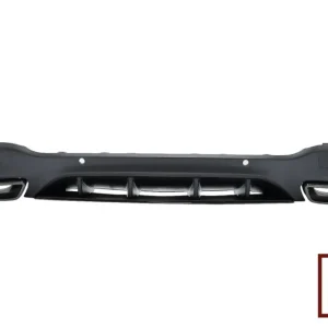 Disponibil imediat Difuzor bara spate Mercedes GLC X253 SUV cu ornamente negre Night Package