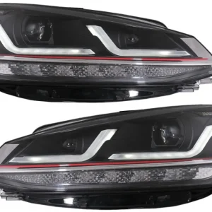Ofertă limitată Faruri Full LED Osram pentru VW Golf 7.5 Facelift GTI halogen, semnal dinamic