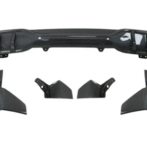 Pachet aero BMW X5 G05 prelungire bara fata si difuzor spate carbon film Mai ieftin
