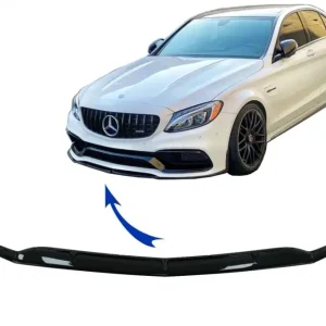Cumpără acum Prelungire bara fata Mercedes C63/C63S W205 S205 2014-2018, negru lucios