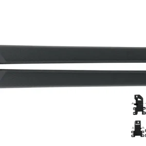 Praguri laterale Jeep Wrangler JL 2018+ 4 usi, negre, anti-alunecare Lichidare de stoc