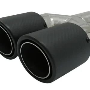 Livrare expres Toba ornament evacuare stanga din fibra carbon mat, admisie 5.8 cm