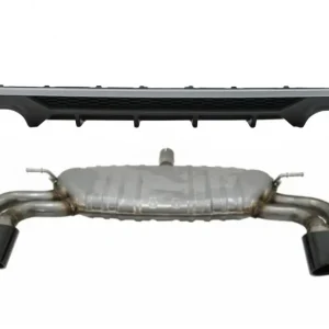Difuzor bara spate cu evacuare dubla Audi A3 8V Facelift Hatchback S3 Design Reducere specială