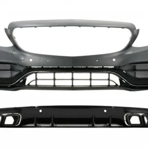 Bara fata C63 cu difuzor spate pentru Mercedes C-Class C205 A205 2014-2019 Plată securizată