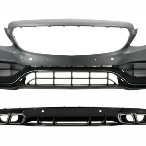 Reducere extra Bara fata si difuzor spate Mercedes C-Class C205 A205 C63 Design 2014-2019