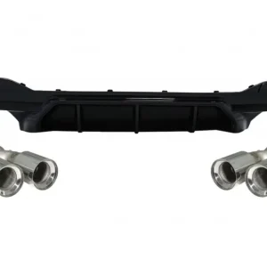 Difuzor bara spate BMW Seria 5 G30 G31 2017-2020 negru lucios M5 Design Ofertă specială