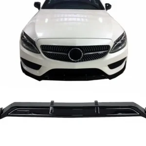 Reducere extra Prelungire bara fata Mercedes C-Class W205/S205/C205/A205 negru lucios