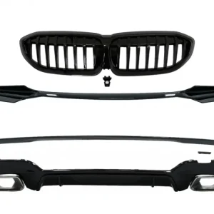 Pachet exterior BMW Seria 3 G20 Sedan 2018-2022 M340i negru lucios Livrare expres