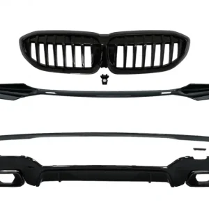 Pachet exterior BMW Seria 3 G20/G21 M340i Design negru lucios Ieftin