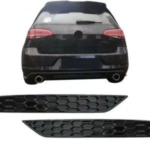 Transport gratuit Reflectorizanti bara spate honeycomb VW Golf 7.5 2017-2019 negru lucios