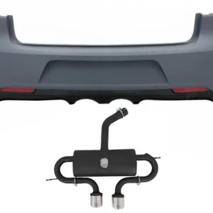 Bara spate VW Golf 6 VI (2008-2013) R20 Look cu sistem evacuare central Bestseller