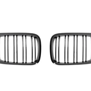 Plată sigură Grile centrale BMW Seria 3 E46 Coupe Cabrio 1999-2002 negru lucios