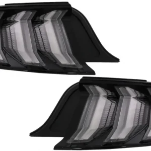 Stopuri Full LED pentru Ford Mustang VI S550 2015-2019 fumurii cu semnal dinamic Plată securizată