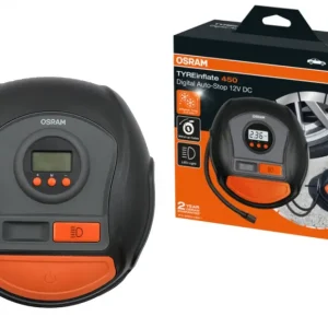 Promoție Compresor auto digital OSRAM TYREinflate 450, 12V, auto-stop, 5.5 bar