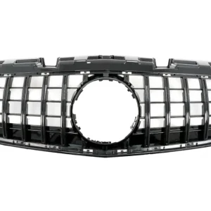 Grilă centrală Mercedes SLC-Class R172 Facelift GT-R Panamericana negru lucios Reducere specială