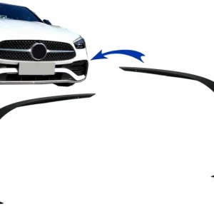 Prelungiri bara fata aero Mercedes C-Class W206 Sport Line, negru lucios Livrare gratuită