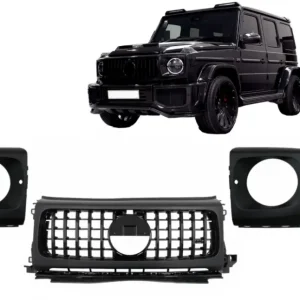 Grilă centrală cu carcase faruri Mercedes G-Class W464/W463A Panamericana Ieftin