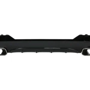 Difuzor bară spate BMW Seria 4 G22 G23 M Sport, design M440i crom Promoție