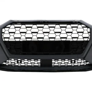 Lichidare de stoc Bara fata Audi Q3 F3 (2018-) RS Design cu grile negru lucios si PDC