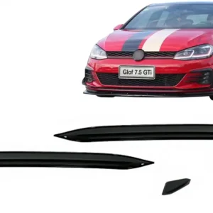 Flapsuri bara fata VW Golf 7.5 GTI Hatchback 2017-2020, negru lucios Cel mai vândut