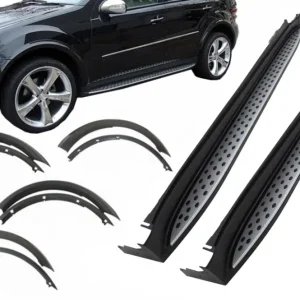 Kit prelungiri aripi si praguri laterale pentru Mercedes ML W164 2005-2011 Lichidare de stoc