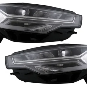 Noutate Faruri Full LED pentru Audi A6 4G C7 2011-2014, design facelift
