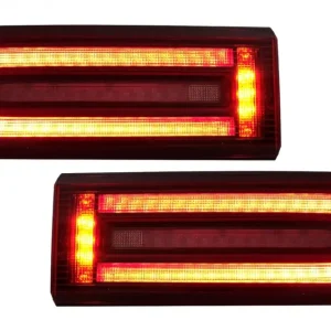 Cumpără online Stopuri Full LED fumurii pentru Mercedes G-Class W463, semnal dinamic