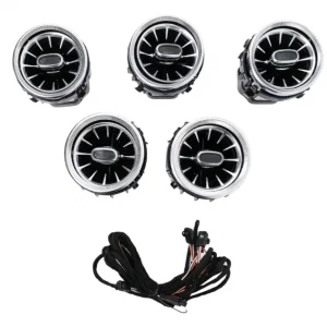 Grile de aerisire LED consola centrala 3 culori Mercedes C-Class W205 si GLC X253 Retur gratuit