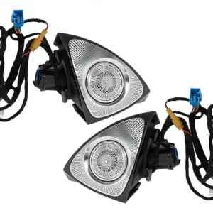 Ofertă de sezon Tweeter LED rotativ cu 64 culori pentru Mercedes C-Class W205 (2014-2018)