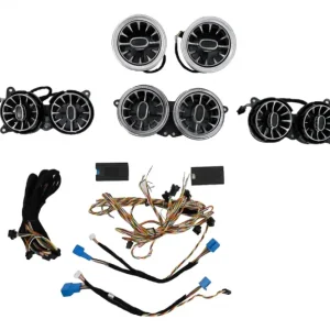 Set grile aerisire LED consola centrala si spate Mercedes S-Class W222 2013-2020 Preț promoțional