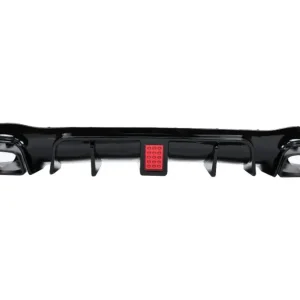 Difuzor bară spate Mercedes E-Class W213 2016-2019 B Design negru lucios Transport gratuit