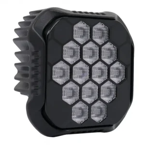 Plată sigură Spot LED exterior rotund 8100 lumeni, carcasa neagra, KITT