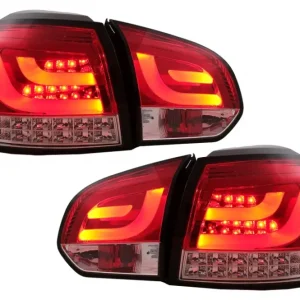 Livrare expres Stopuri LED rosu clar pentru VW Golf 6 VI Hatchback 2008-2013